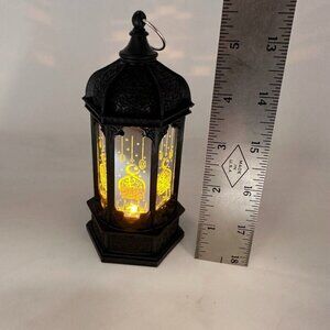 Ramadan LED Light Eid Mubarak Muslim Lantern Lamp Ornament Party Hanging Decor